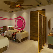 Mi Proyecto del curso: Color aplicado al diseño de interiores. 3D, Architecture & Interior Architecture project by Andreina Crguez - 02.11.2021
