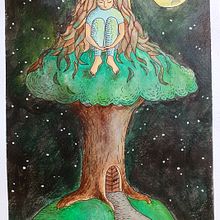 My project in Artistic Illustration: Draw from Your Imagination course. Traditional illustration project by Kamila Hokynkova - 11.04.2020