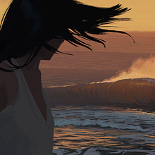 The wave. Pintura digital, Concept Art e Ilustração tradicional projeto de Daniel Catalina - 07.12.2020