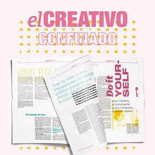 El Creativo Confinado. Un projet de Conception éditoriale , et Design graphique de Mireia Pérez García - 15.03.2020