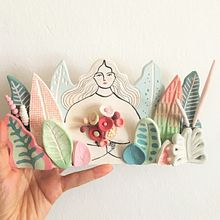 Ceramic Illustration. Cerâmica, Design e Ilustração tradicional projeto de Pepa Espinoza - 04.11.2020