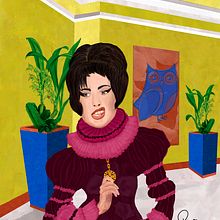 Amy Winehouse: retrato pictórico com técnicas digitais. Digital Drawing, Digital Illustration, and Digital Painting project by Riccardo Ṗereira - 11.16.2020