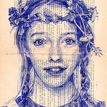 Anne with an E. Desenho de retrato, Desenho realista e Ilustração com tinta projeto de Begoña Blázquez Parro - 05.11.2020