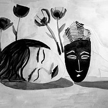My project in Introduction to Illustration with India Ink course.  So much fun!. Un progetto di Illustrazione tradizionale di Diana - 05.11.2020