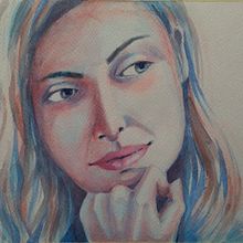 My project in Artistic Portrait with Watercolors course. Un proyecto de Pintura a la acuarela de aniafejdych - 05.11.2020