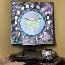 Lunar Reflections  Ein Projekt aus dem Bereich Aquarellmalerei von Emily Sol - 09.11.2019