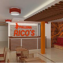Mi Proyecto de Restaurante : Pollería. Un proyecto de Diseño de interiores y Arquitectura interior de irenca_coya - 07.11.2020