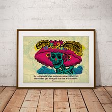 Mi Proyecto "Garbancera" Retrato vectorial con texturas manuales. Un progetto di Illustrazione tradizionale e Illustrazione vettoriale di Yaz Rivera - 01.11.2020