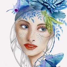 My project in Illustrated Portrait in Watercolor course. Projekt z dziedziny Malarstwo c, frowe i Malowanie akwarelą użytkownika jeanett_flynn - 06.11.2020