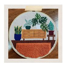 Plantas de sombra . Un projet de Artisanat , et Broderie de Itzel Serna - 20.07.2020