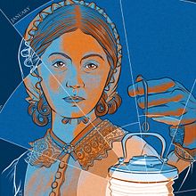 Retrato de Florence Nightingale. Un proyecto de Dibujo de Retrato, Dibujo digital, Diseño de carteles y Teoría del color de Blanca Jaume Saura - 08.05.2020