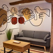 Soul - Mural en casa particular. Decoration, Design, Traditional illustration, and Painting project by Alaia Gaztelumendi Mendarte - 11.06.2020