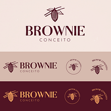 Brownie Conceito. Un progetto di Design, Br, ing, Br, identit, Graphic design e Design di loghi di Nathannael Silva - 23.06.2021