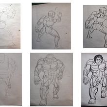 Mi Proyecto del curso: Ilustración para cómics: anatomía de un superhéroe Ein Projekt aus dem Bereich Traditionelle Illustration von Aless J. M. - 07.11.2020