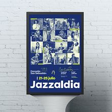 Jazzaldia | Cartel animado. Animation, Communication, Poster Design, Digital Design, Graphic Design, Video Editing, Motion Graphics, and Video project by Ainhoa Urigoitia - 11.07.2020