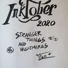 Inktober 2020    Stranger Things and Nightmares. Un proyecto de Ilustración con tinta y Sketchbook de Fernando Moreno - 07.11.2020