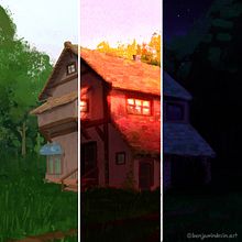My project in Lighting Principles for Digital Painting course. 2D Animation, 3D Animation, Concept Art, Digital Illustration, Traditional illustration, Stor, and telling project by Benjamin Droin - 11.07.2020