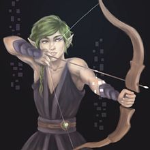 Archer Elf. Digital Painting project by Sena Soğuk - 11.08.2020