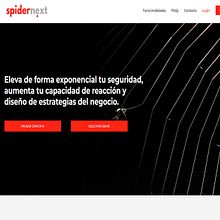 Spidernext web de seguridad informática. Un proyecto de Diseño de Monica Cabani - 08.10.2020
