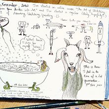 My projects in The Art of Sketching: Transform Your Doodles into Art course. Un proyecto de Dibujo, Ilustración tradicional, Dibujo a lápiz y Sketchbook de ruta_123 - 06.11.2020