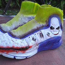 Personalizacion del Joker. Shoe Design project by Joaquin Draghi - 11.20.2020
