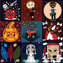 Mi Proyecto del curso: Creación de un porfolio de ilustración en Instagram. Un proyecto de Ilustración tradicional, Ilustración digital e Ilustración vectorial de Lucy Jordan - 09.11.2020