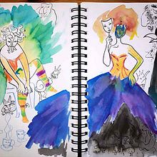 My project in Illustration Techniques to Unlock your Creativity course . % Nelle Blanche tarafından hazırlanan Çocuk İllüstras, onu, Geleneksel illüstras, Ve on projesi - 04.01.2021
