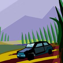 Paisaje  . % Kalenik Vasquez tarafından hazırlanan Geleneksel illüstras, Ve on projesi - 11.09.2020