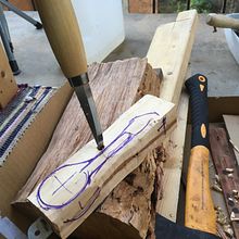 My fist spoon ever. Woodworking project by Marcel Rittner - 02.05.2020
