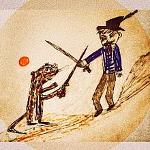 My version of the three Musketeers /Yvette Pais. Projekt z dziedziny Malarstwo akr i lowe użytkownika yvettpais - 11.11.2020