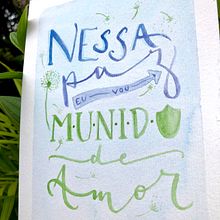 Meu projeto do curso: Caligrafia com pincéis de água para principiantes. Calligraph project by Rafaela Coelho - 11.10.2020