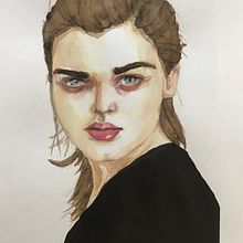 Mi Proyecto del curso: Retrato en acuarela a partir de una fotografía. Portrait Drawing project by apsarangam - 11.11.2020
