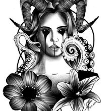 DemonGirl_by @_apillz. Un progetto di Illustrazione digitale di Juan Manuel AP - 08.11.2020