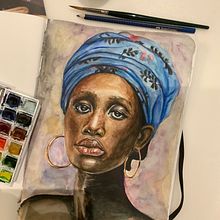 Mi Proyecto del curso: Cuaderno de retratos en acuarela. Projekt z dziedziny  Sztuki piękne użytkownika carol_iglesias_75 - 11.11.2020