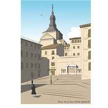 Ilustración Madrid.. Digital Drawing, and Traditional illustration project by Mikel Martinez Medrano - 11.11.2020