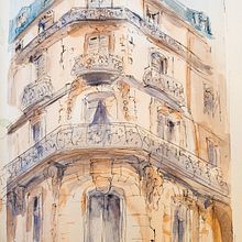 A little exercice. Watercolor Painting project by anthony_francois_m - 11.11.2020