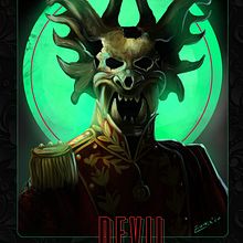 DEVIL, FIRST FOREMAN. Un proyecto de Concept Art e Ilustración tradicional de Edmer Cadenas - 11.11.2020