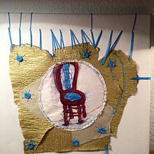 "Sillas y otros asientos" Mi Proyecto del curso: Técnicas de bordado experimental sobre papel. Embroider project by Patricia de Buen - 11.12.2020
