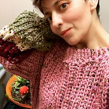 Mi Proyecto del curso: Crochet: crea prendas con una sola aguja. Projekt z dziedziny  Tkactwo użytkownika rockciomarin - 12.11.2020