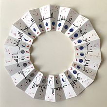 The Book of the Moon. Bookbinding, Calligraph, and Fine Arts project by Joumana Medlej - 04.12.2018