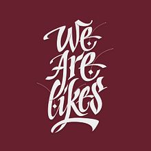 WE ARE LIKES. Een project van Kalligrafie van Mari Almendros Cuadrado - 12.11.2020