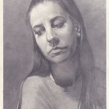  +-My project in Realistic Portrait with Graphite Pencil course. Drawing project by dina1922 - 11.12.2020