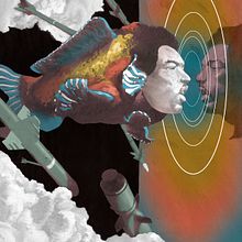 Jimi Hendrix: 1983 (A Merman I Should Turn To Be). Un progetto di Disegno artistico e Illustrazione editoriale di Paul Scheruebel - 01.12.2019