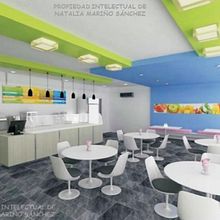 Mi Proyecto del curso: Frutería - Restaurante comida saludable. Retail Design, Design de interiores, e Design e fabricação de móveis projeto de Natalia Mariño - 13.11.2020