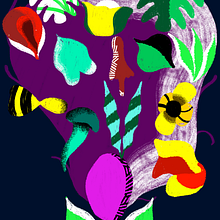 A Garota da  Selva. Een project van Traditionele illustratie y  Botanische illustratie van Wictor Duarte - 14.11.2020