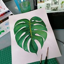 Mi Proyecto del curso: Acuarela botánica para estampados Ein Projekt aus dem Bereich Botanische Illustration von Ana Villanueva Gil - 14.11.2020