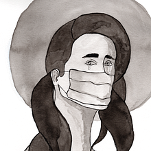 Meu projeto do curso: Ilustração em nanquim com influência japonesa. Un progetto di Street Art, Belle arti, Artigianato, Creatività, Disegno, Disegno a matita, Disegno anatomico, Disegno artistico, Disegno di ritratti, Design di tatuaggi, Illustrazione con inchiostro, Instagram e Pittura di Gabriel Neto - 16.11.2020