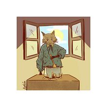 Gato de campo  Ein Projekt aus dem Bereich Traditionelle Illustration und Digitale Illustration von Samuel Ayelén - 05.09.2020