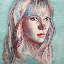 Mi Proyecto del curso: Retrato artístico en acuarela. Un proyecto de Pintura a la acuarela de Mercè Campo Andreu - 15.11.2020