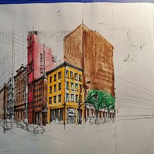 My project in Architectural Sketching with Watercolor and Ink course NYC. Architectural Illustration project by Asddsa Dsaasd - 11.15.2020
